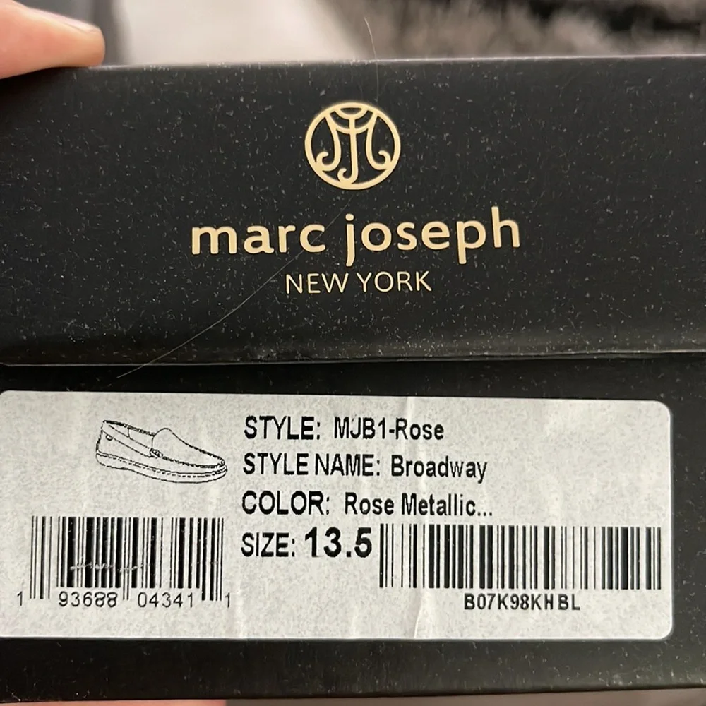 MARC JOSEPH NEW YORK Kids Boys/Girls Leather Broadway Loafer size 13.5 New